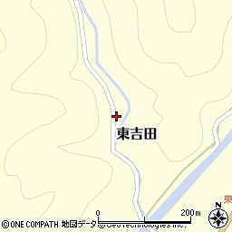 岡山県美作市東吉田822周辺の地図