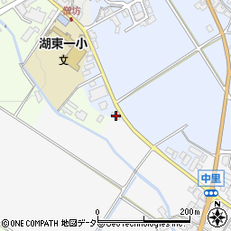 滋賀県東近江市湯屋町1231-2周辺の地図