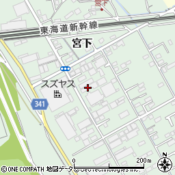 静岡県富士市宮下232周辺の地図