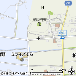 兵庫県丹波市柏原町北山300周辺の地図