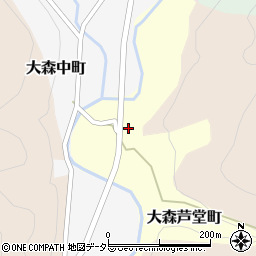 京都府京都市北区大森芦堂町148周辺の地図