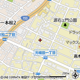 愛知県名古屋市天白区元植田1丁目2502周辺の地図