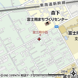静岡県富士市宮下303周辺の地図