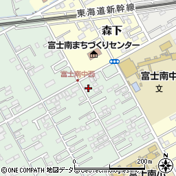 静岡県富士市宮下322-2周辺の地図