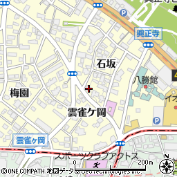 愛知県名古屋市昭和区広路町石坂26周辺の地図