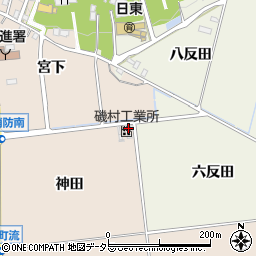 愛知県日進市本郷町神田周辺の地図