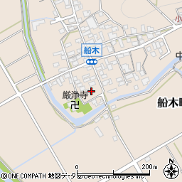 滋賀県近江八幡市船木町1014周辺の地図