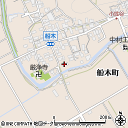 滋賀県近江八幡市船木町1065周辺の地図