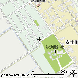 滋賀県近江八幡市安土町常楽寺38-2周辺の地図