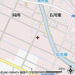 愛知県愛西市大井町同所343周辺の地図
