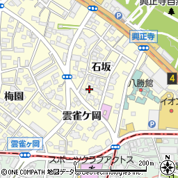 愛知県名古屋市昭和区広路町石坂26-8周辺の地図