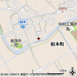 滋賀県近江八幡市船木町1067周辺の地図
