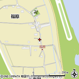 愛知県愛西市立田町福原125周辺の地図