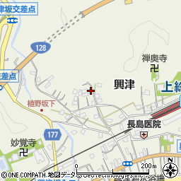千葉県勝浦市興津665周辺の地図