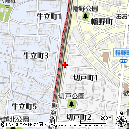 愛知県名古屋市熱田区野立町切戸裏周辺の地図