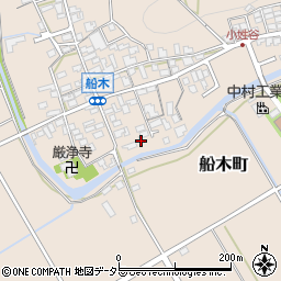 滋賀県近江八幡市船木町1066周辺の地図