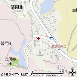 滋賀県大津市清風町31-12周辺の地図
