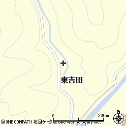 岡山県美作市東吉田821周辺の地図