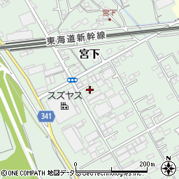静岡県富士市宮下213周辺の地図