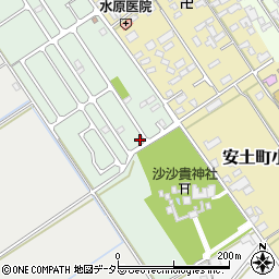 滋賀県近江八幡市安土町常楽寺38-4周辺の地図