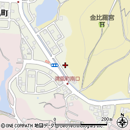 滋賀県大津市清風町1周辺の地図