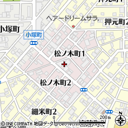 愛知県名古屋市中川区松ノ木町周辺の地図