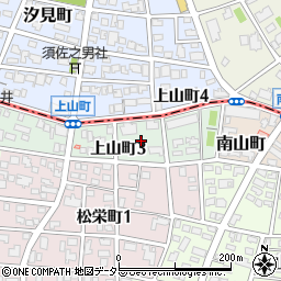 愛知県名古屋市瑞穂区上山町周辺の地図