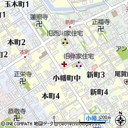 滋賀銀行八幡支店 ＡＴＭ周辺の地図