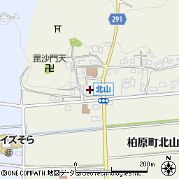 兵庫県丹波市柏原町北山205周辺の地図