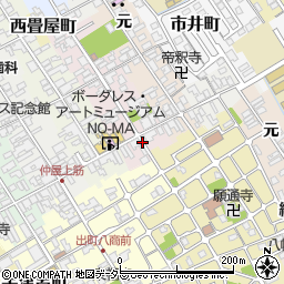 滋賀県近江八幡市博労町上周辺の地図