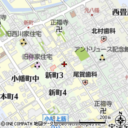 滋賀県近江八幡市魚屋町中30周辺の地図