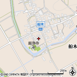 滋賀県近江八幡市船木町1012周辺の地図