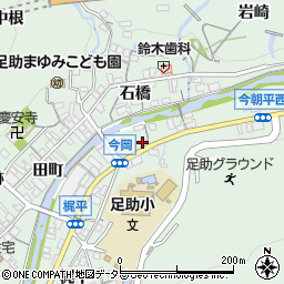 愛知県豊田市足助町今岡29周辺の地図