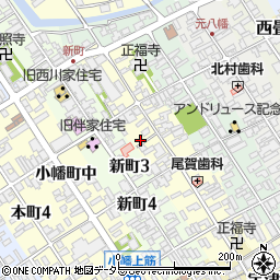 滋賀県近江八幡市魚屋町中26周辺の地図