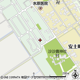 滋賀県近江八幡市安土町常楽寺38-22周辺の地図