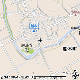 滋賀県近江八幡市船木町1062周辺の地図