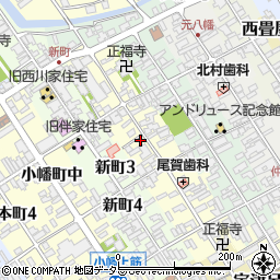 滋賀県近江八幡市魚屋町中周辺の地図