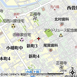滋賀県近江八幡市魚屋町（中）周辺の地図