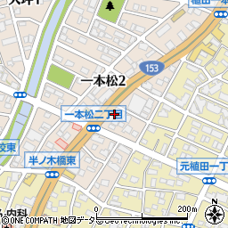 松屋 植田一本松店周辺の地図