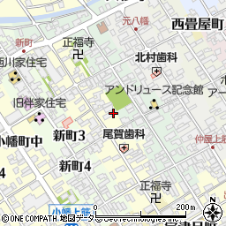 滋賀県近江八幡市魚屋町中4周辺の地図