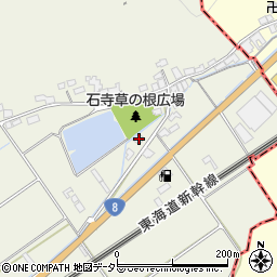 滋賀県近江八幡市安土町石寺185周辺の地図