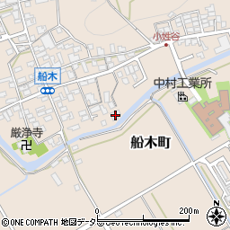 滋賀県近江八幡市船木町1102周辺の地図