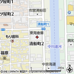押入れ産業東海倉庫株式会社　名古屋営業所周辺の地図