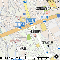 マクドナルド１号線富士店周辺の地図