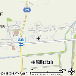 兵庫県丹波市柏原町北山230周辺の地図