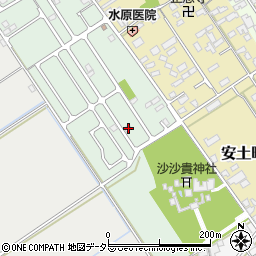 滋賀県近江八幡市安土町常楽寺38-21周辺の地図