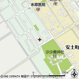 滋賀県近江八幡市安土町常楽寺38-6周辺の地図