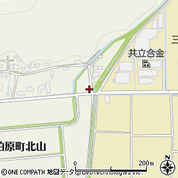兵庫県丹波市柏原町北山240周辺の地図