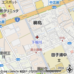 静岡県富士市中丸368-2周辺の地図