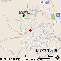 滋賀県大津市伊香立生津町393周辺の地図